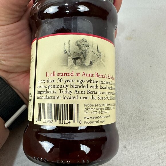 Aunt Berta Mango & Blackcurrant Fruit Spread Traditional Vegan 12oz Jar - Picture 4 of 4